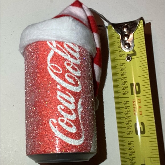Vintage Coca Cola Can Glittered Ornament - Picture 1 of 8